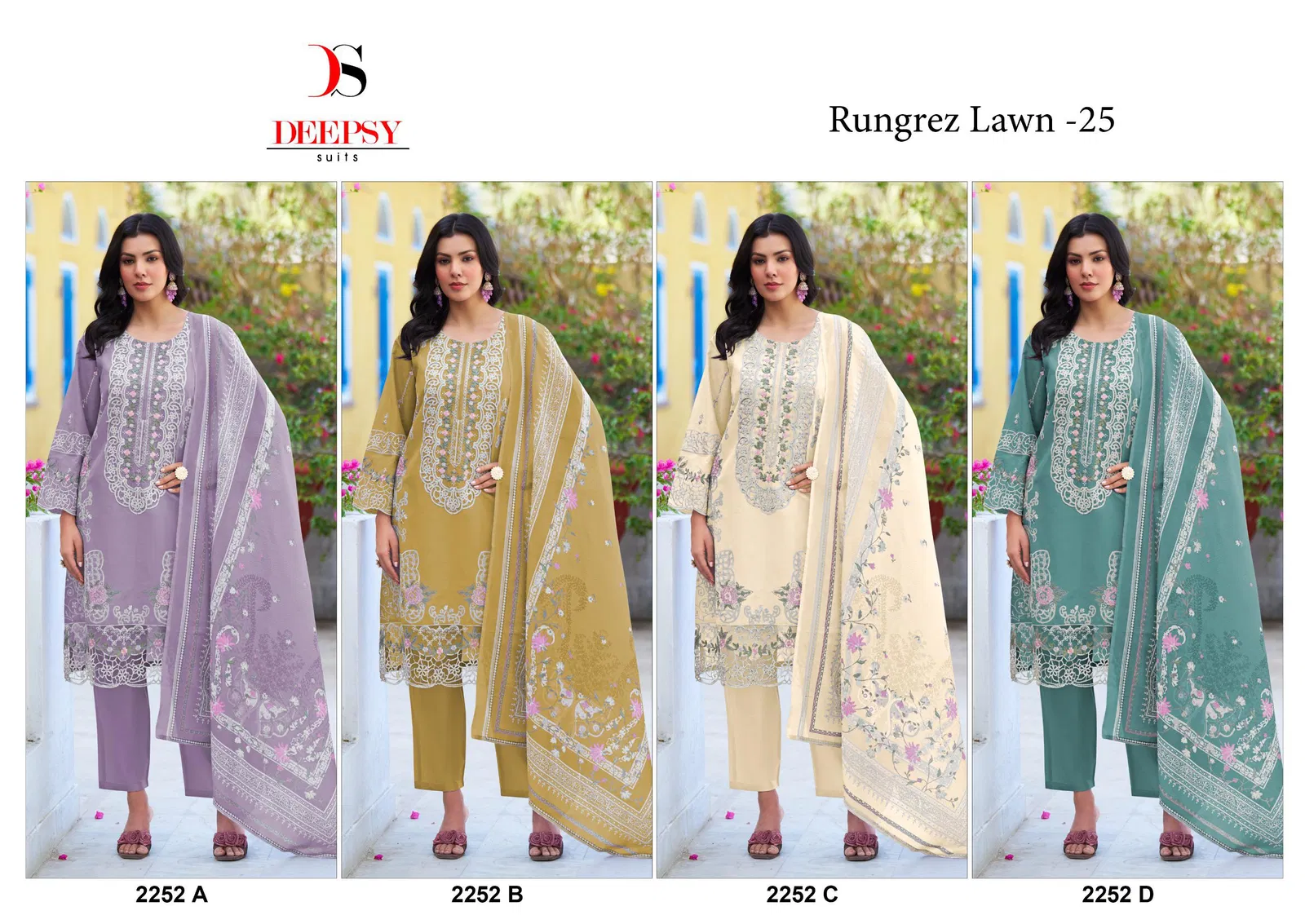 Rungrez Lawn 25 By Deepsy Suits Pure Cotton Pakistani Suits Orders In India